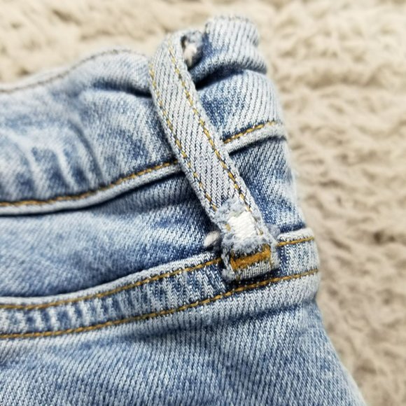 Agolde Jeans Womens 32 Medium Wash Stretch High Rise Button Fly Straight - Picture 12 of 16